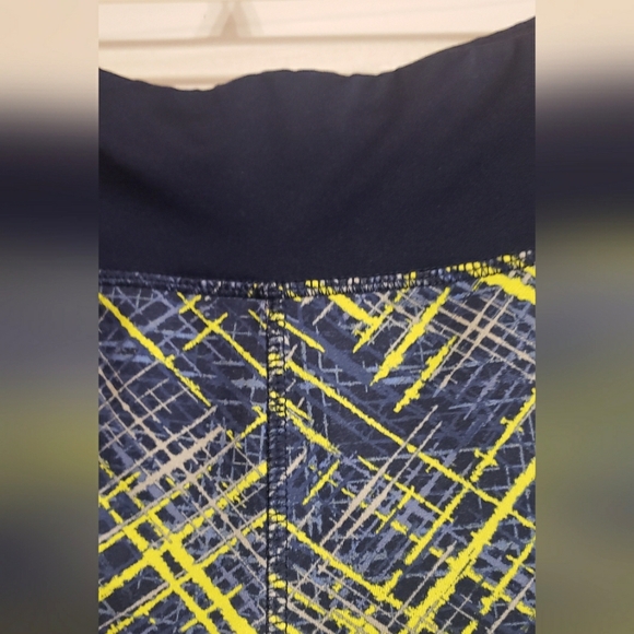 Danskin Blue Leggings Yoga Workout Pants - Picture 4 of 7